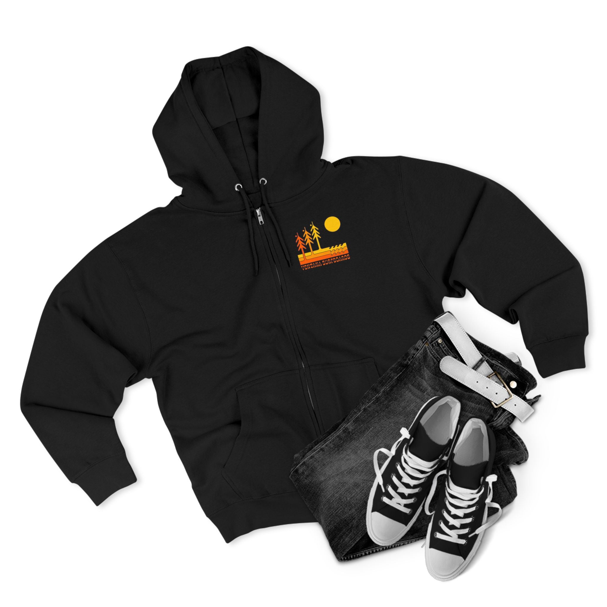 Ventana Circa 78 Unisex - Zip Cotton Blend Fleece Hoodie