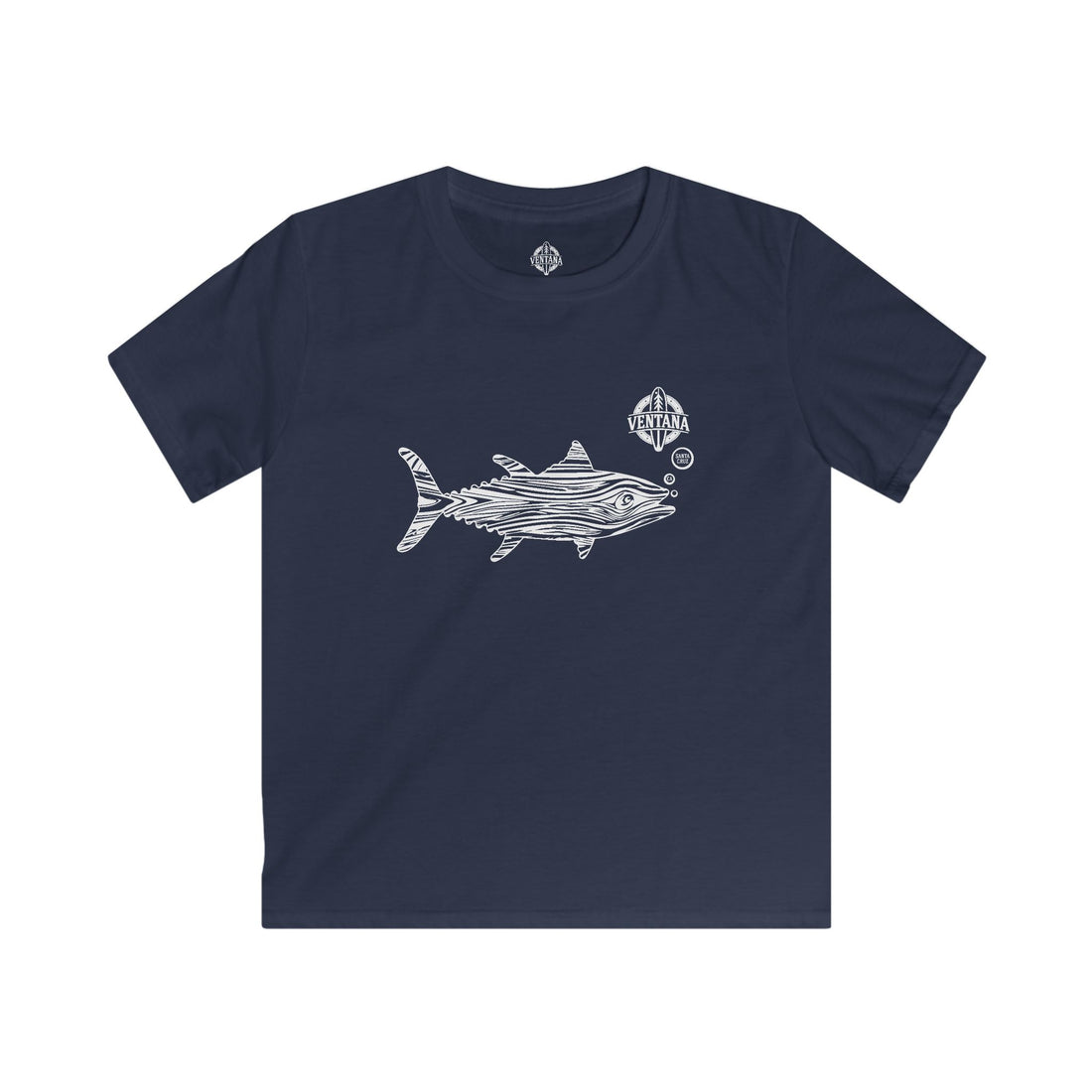 Ventana Wooden Tuna Kids - Soft Style U.S. Cotton T-Shirt