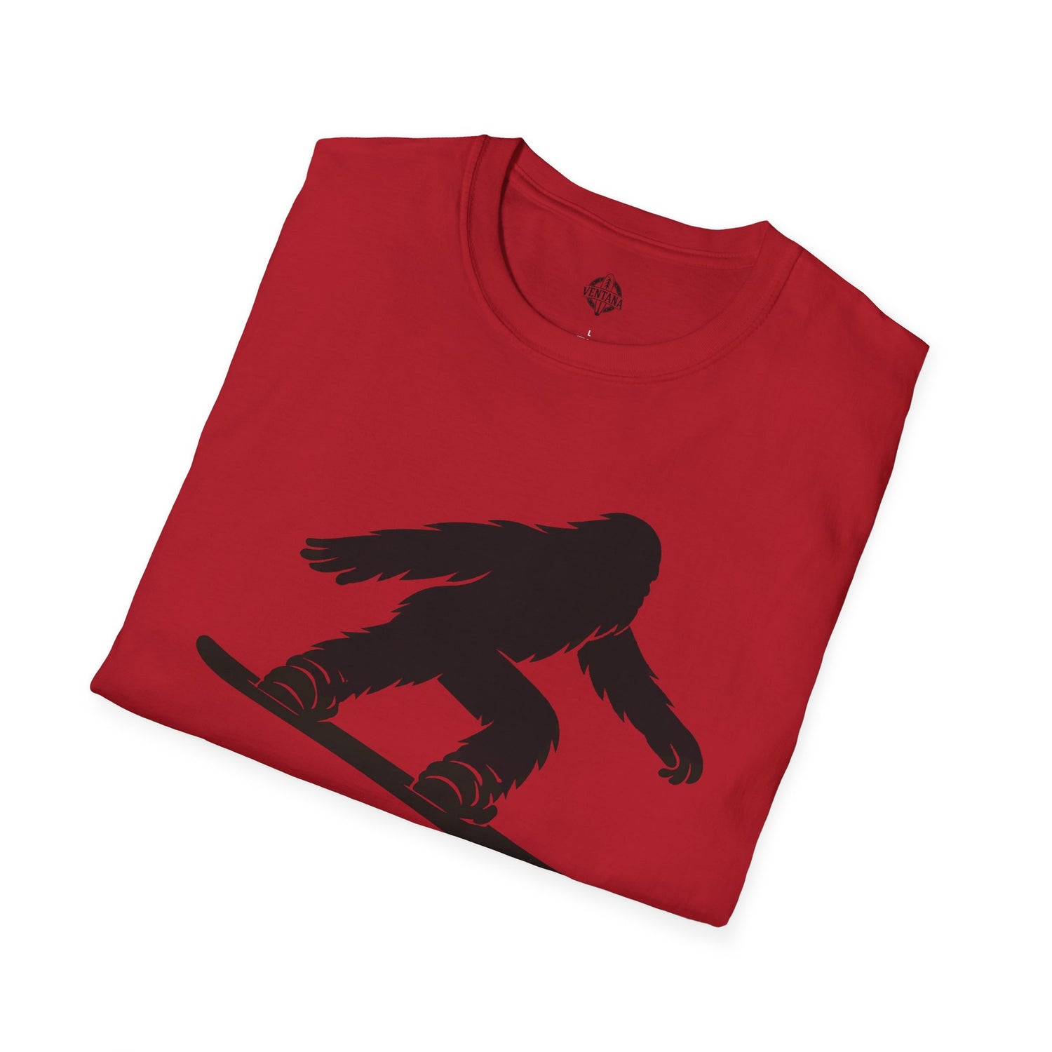 Ventana Shreddy Yeti Snowboard Unisex - U.S. Cotton T-Shirt