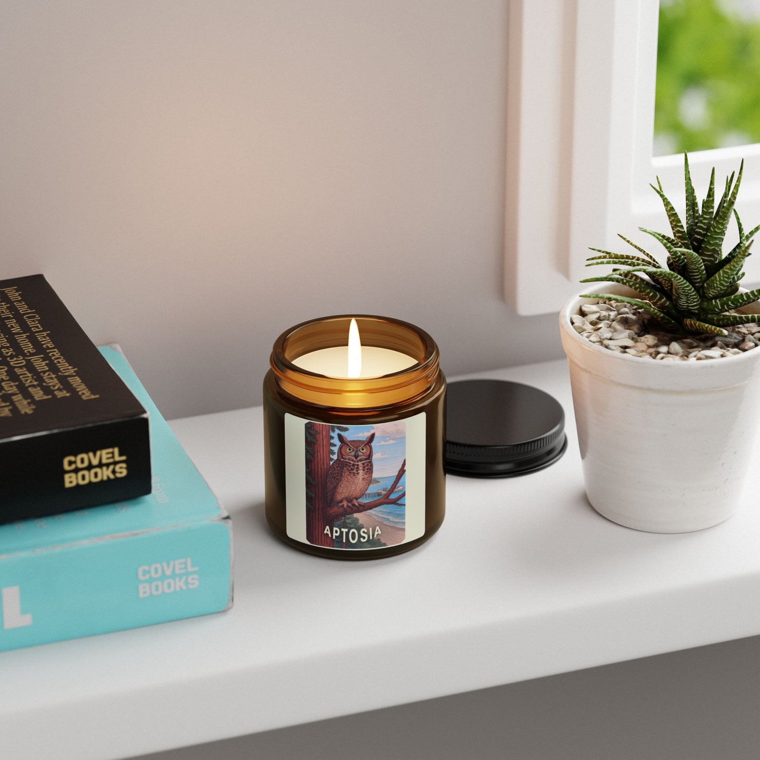 Aptos California Aptosia Owl - Scented Soy Candle