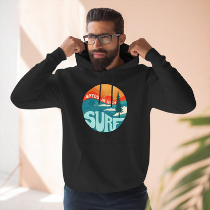 Aptos Junior High Surf Team Sunset Unisex - Pull-Over Cotton Blend Fleece Hoodie