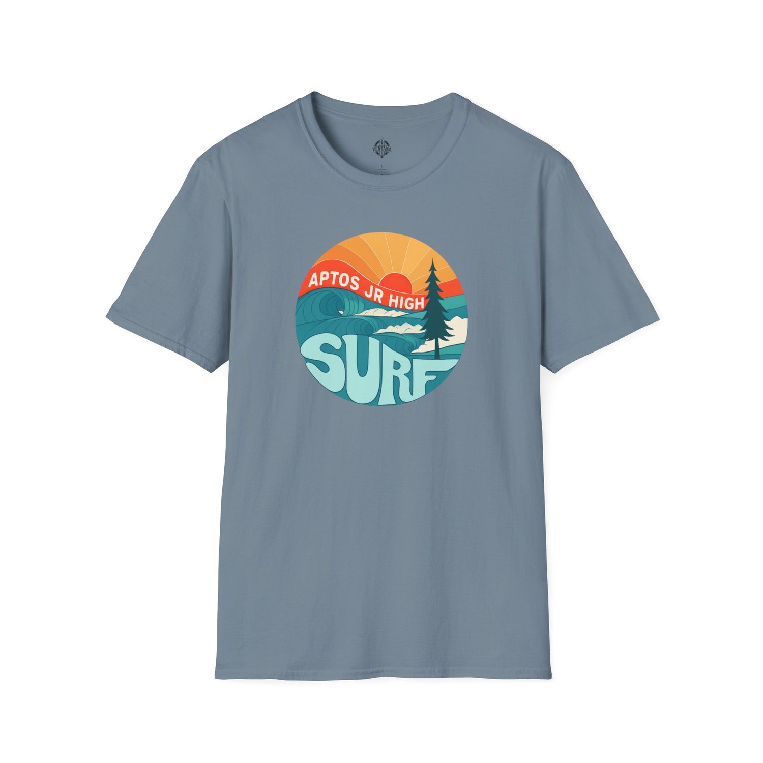 Aptos Junior High Surf Team Sunset Unisex - U.S. Cotton T-Shirt