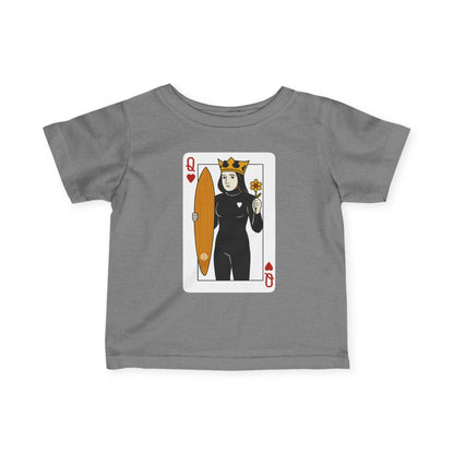 Queen of Hearts Surfer - Infant 100% Cotton T-Shirt
