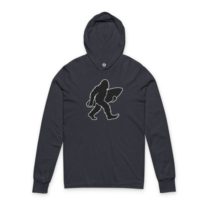 Ventana Surfsquatch Unisex - Cotton Long Sleeve Hooded T-Shirt