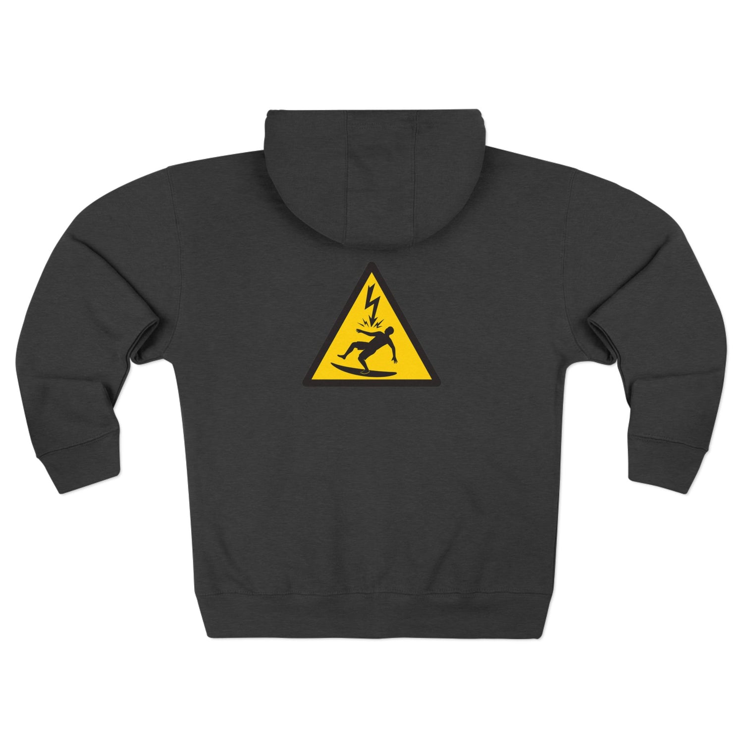 Electric Surfer Unisex - Zip Cotton Blend Fleece Hoodie
