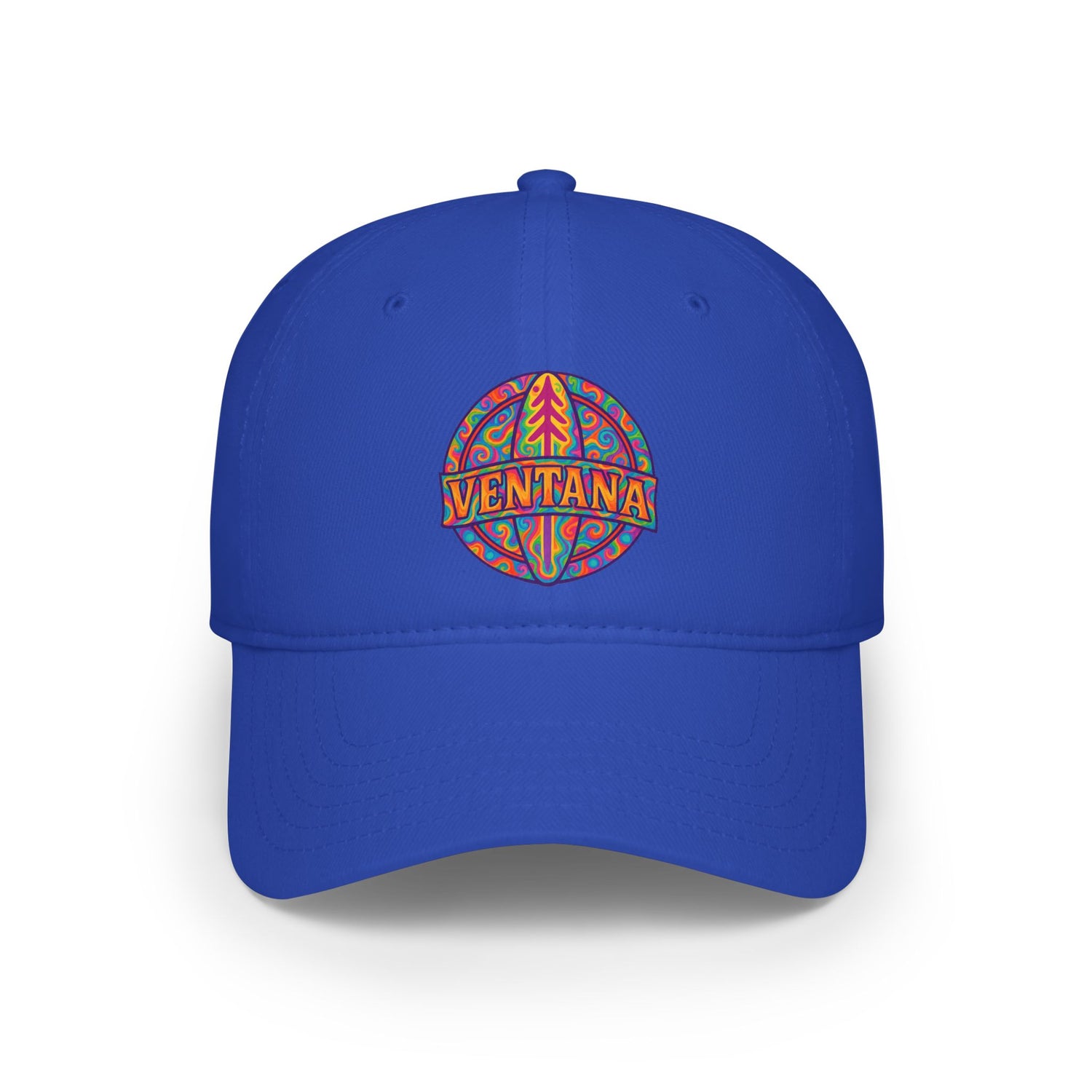Ventana Psychedelic Treefish Logo - 100% Cotton Baseball Cap