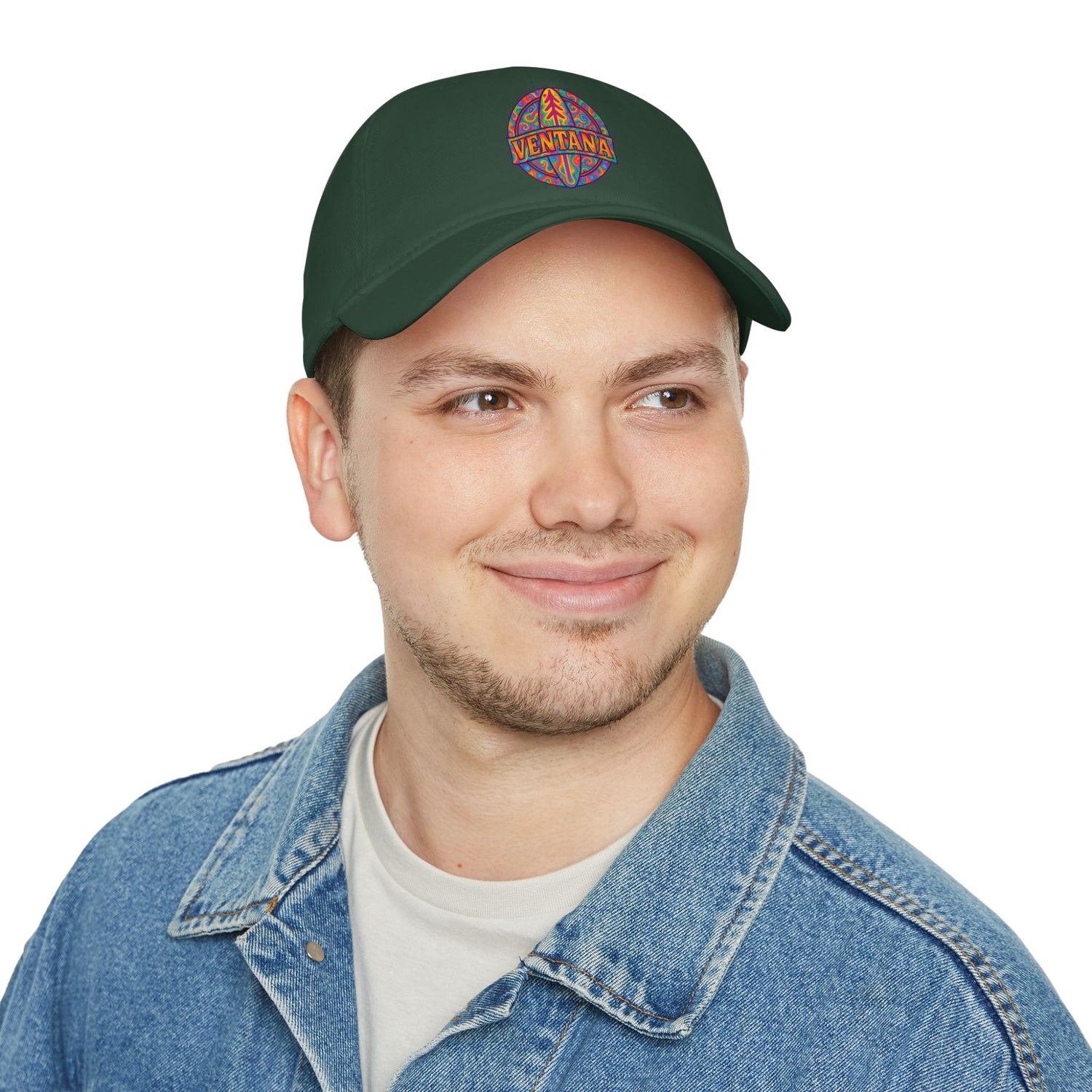 Ventana Psychedelic Treefish Logo - 100% Cotton Baseball Cap
