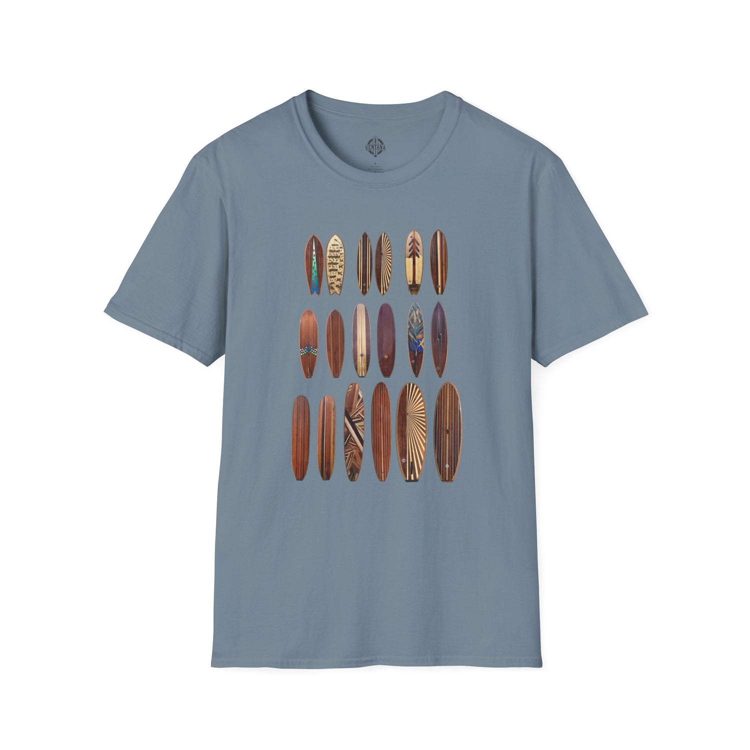 Ventana Wooden Surfboards Unisex - Soft Style U.S. Cotton T-Shirt
