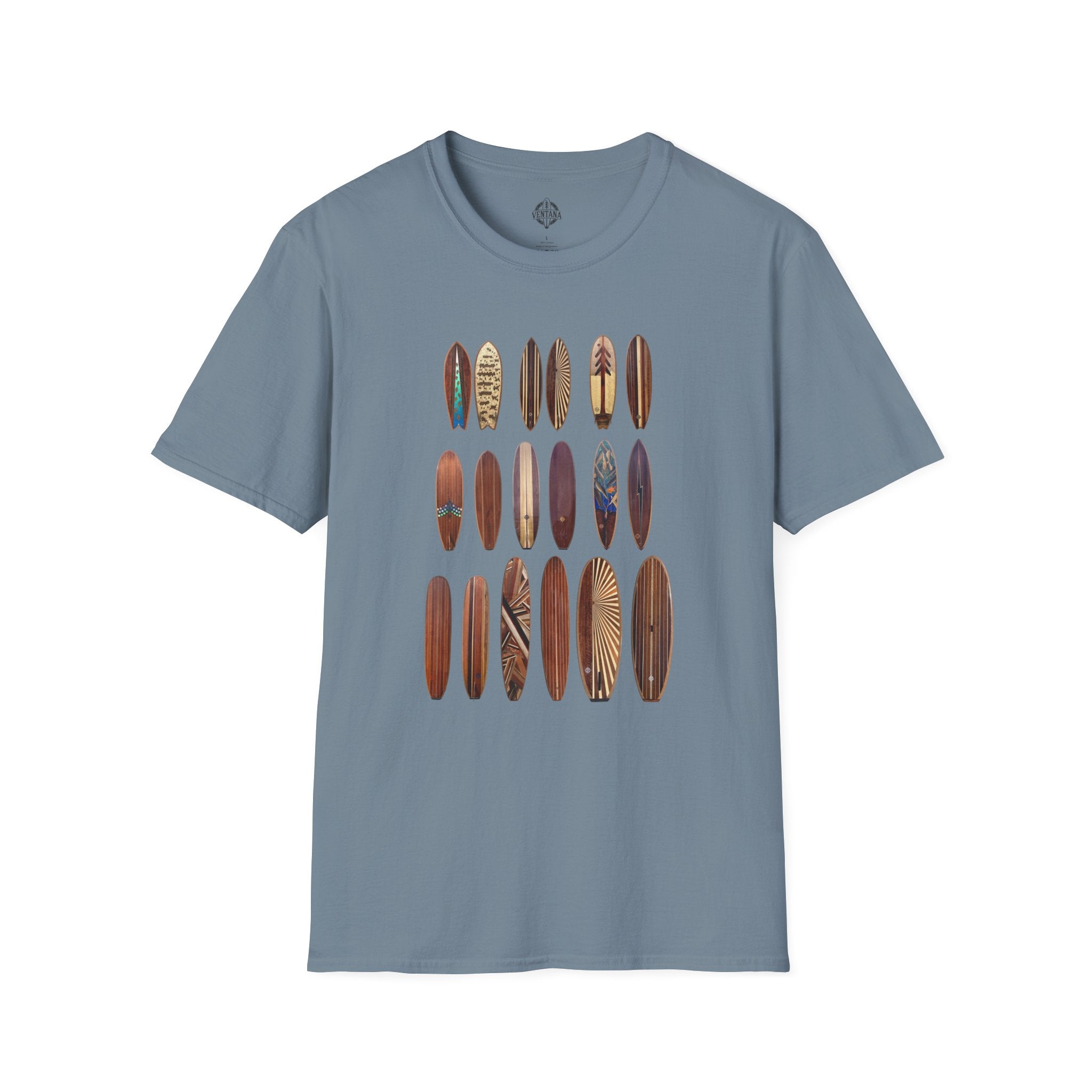 Ventana Wooden Surfboards Unisex - Soft Style U.S. Cotton T-Shirt