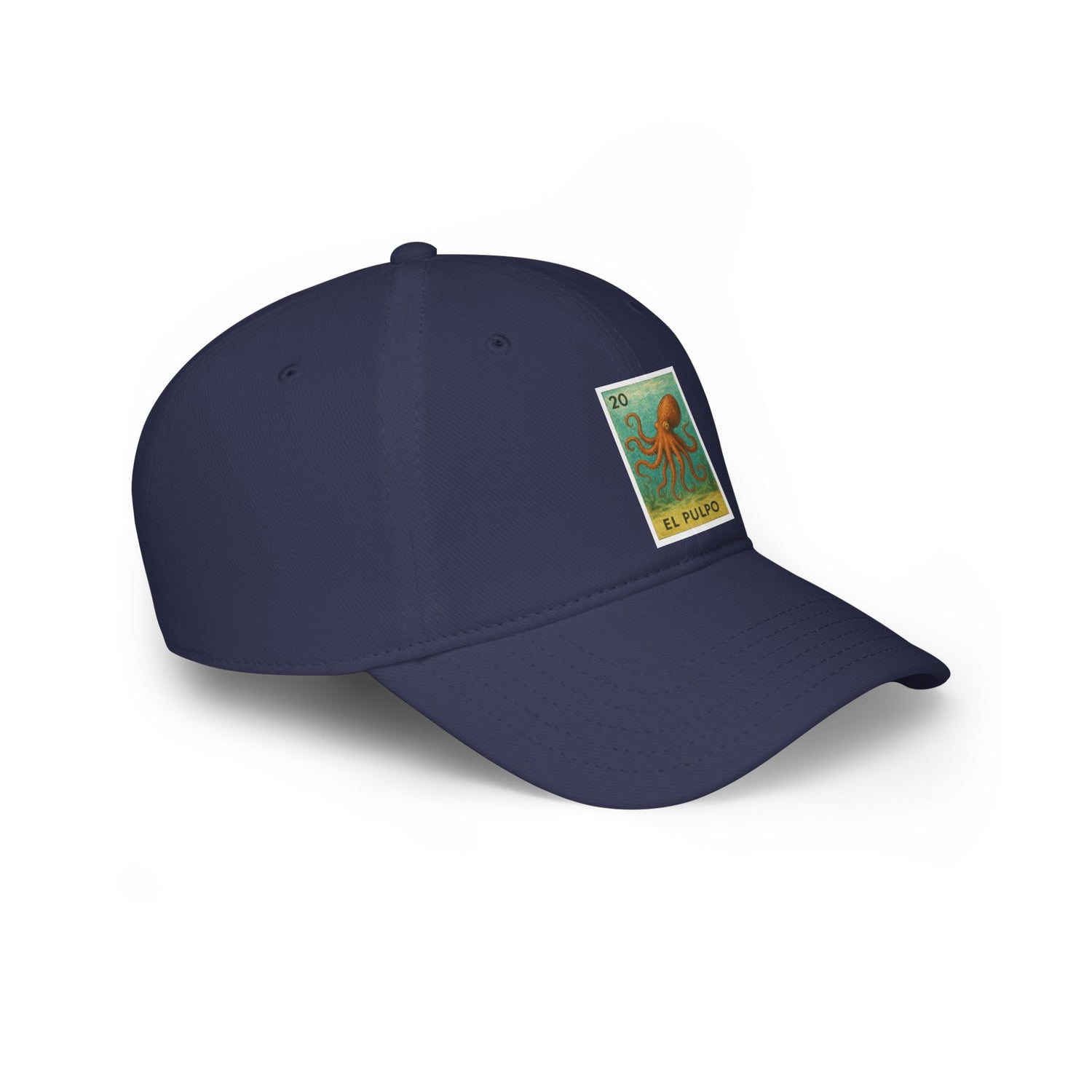 Octopus Lotería Unisex - 100% Cotton Baseball Cap (El Pulpo)