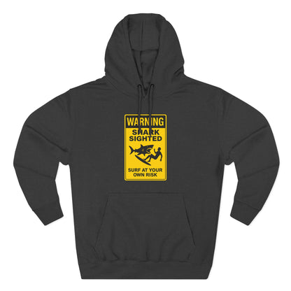 Shark Sighted Unisex - Pull-Over Cotton Blend Fleece Hoodie