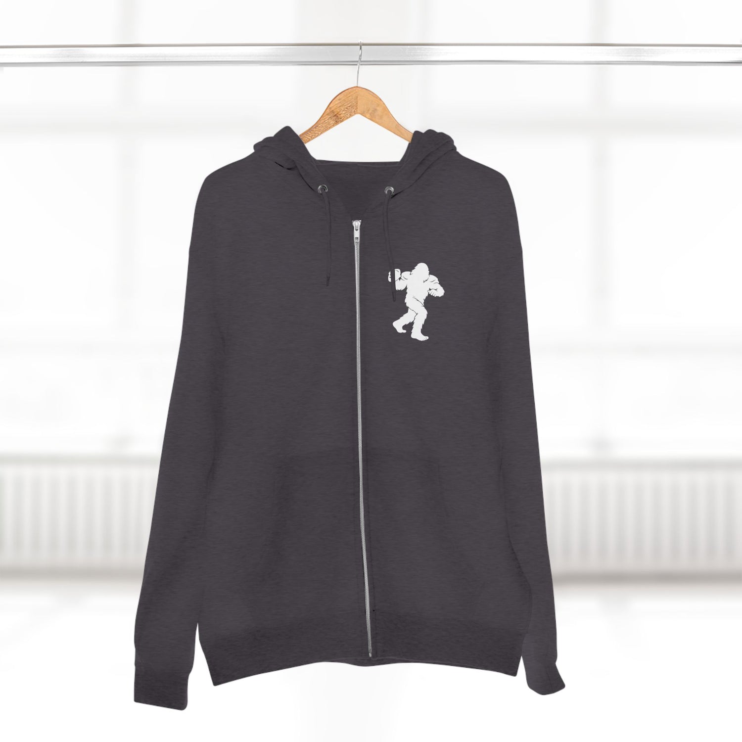 Ventana Snapsquatch Unisex - Zip Cotton Blend Fleece Hoodie