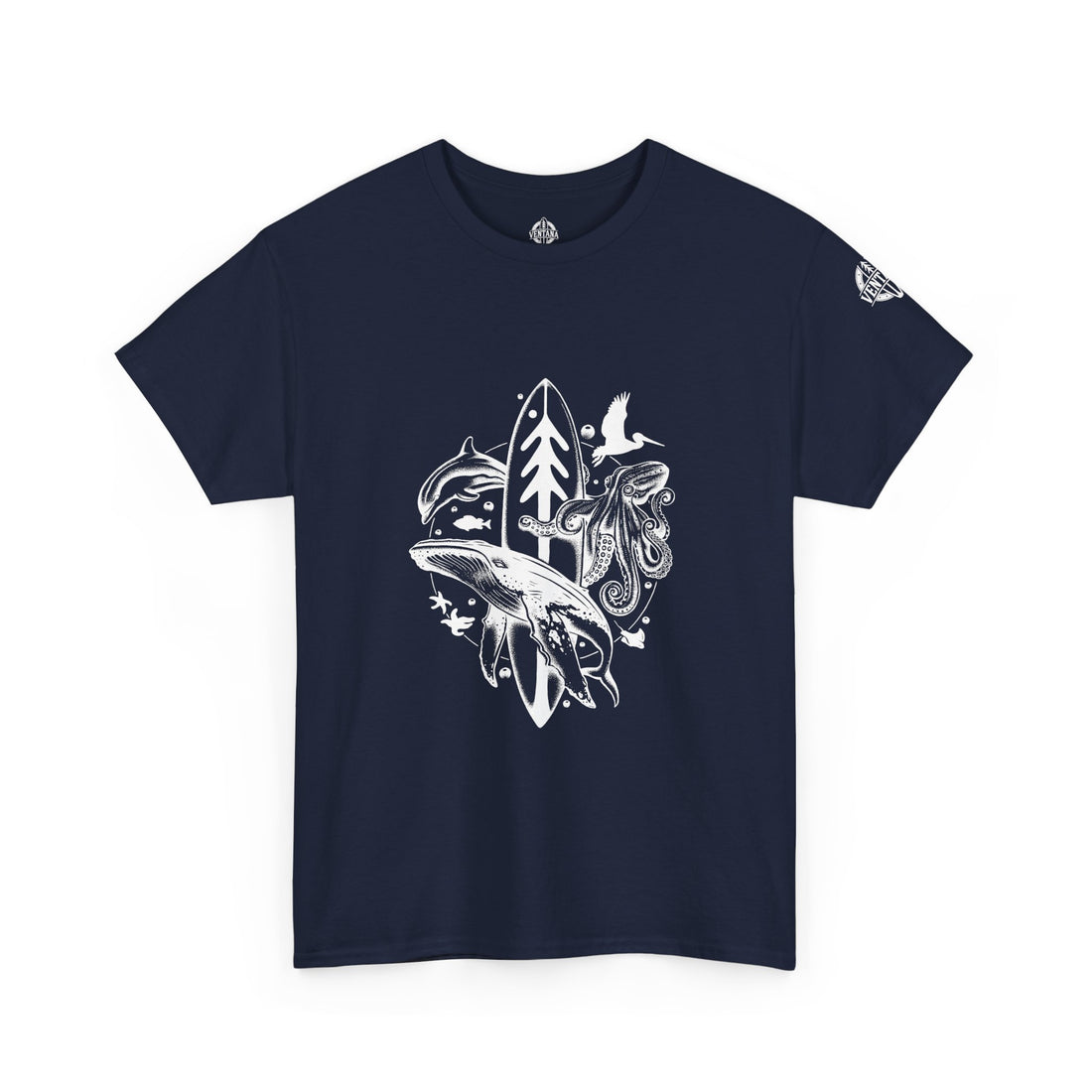 Ventana Monterey Bay by Thiago Bianchini - U.S. Cotton T-Shirt