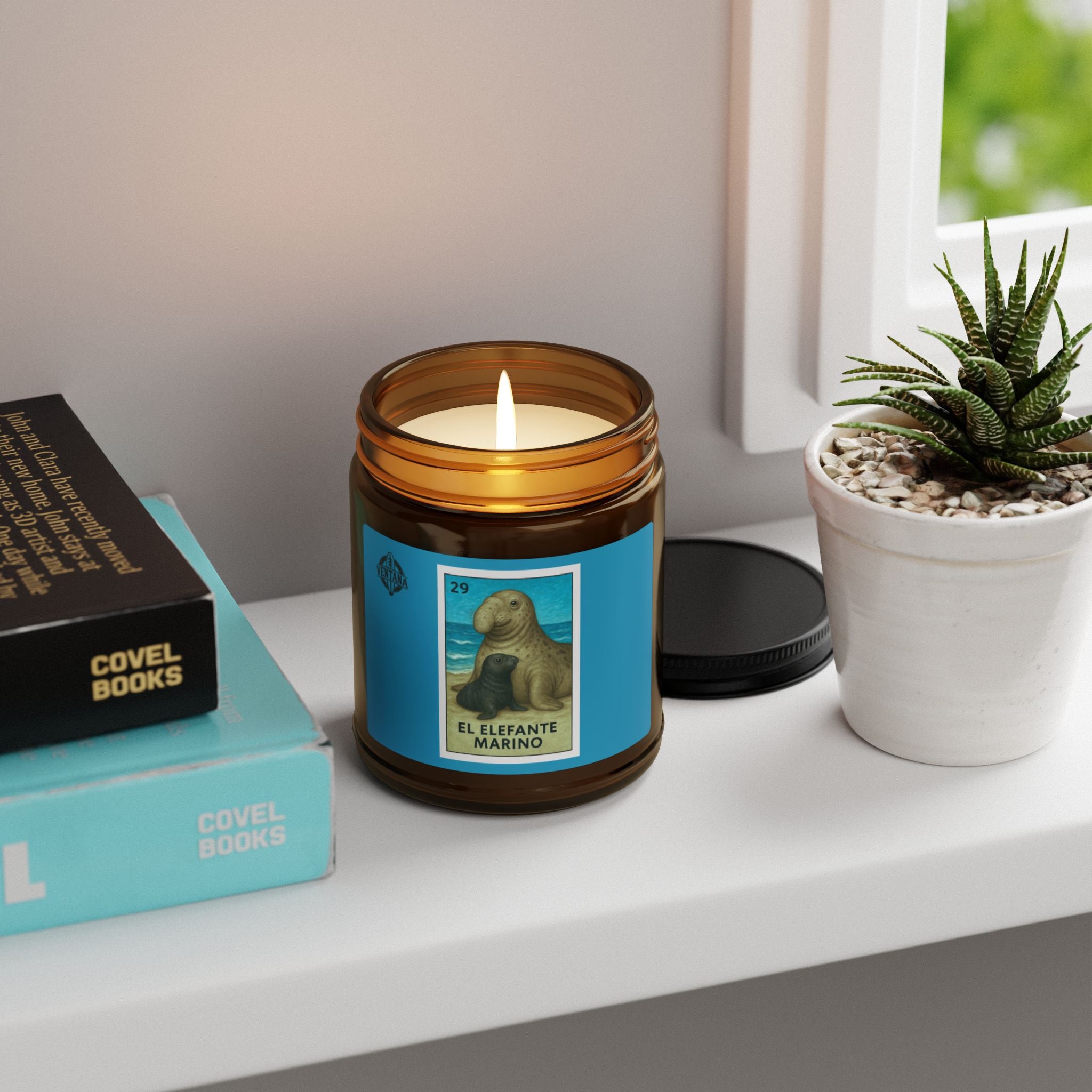 Elephant Seal Lotería - Scented Soy Candle (El Elefante Marino)
