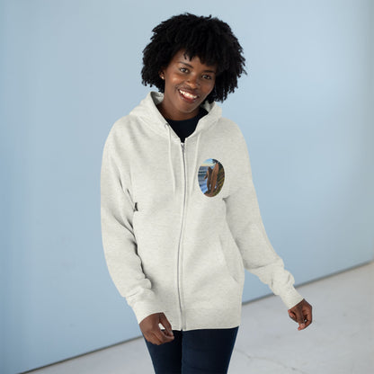 Ventana Real Surfsquatch Unisex - Zip Cotton Blend Fleece Hoodie