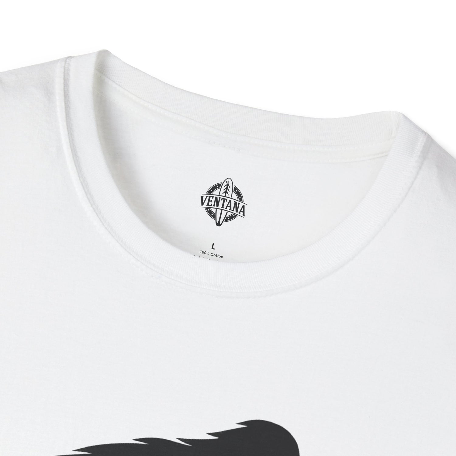 Ventana Shreddy Yeti Snowboard Unisex - U.S. Cotton T-Shirt