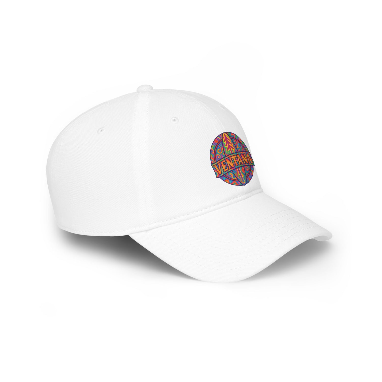 Ventana Psychedelic Treefish Logo - 100% Cotton Baseball Cap