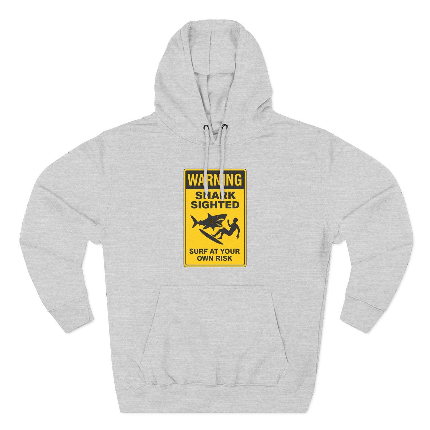 Shark Sighted Unisex - Pull-Over Cotton Blend Fleece Hoodie
