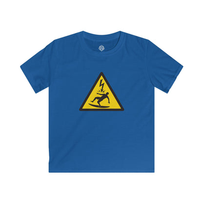 Electric Surfer Kids - Soft Style U.S. Cotton T-Shirt