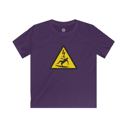 Electric Surfer Kids - Soft Style U.S. Cotton T-Shirt