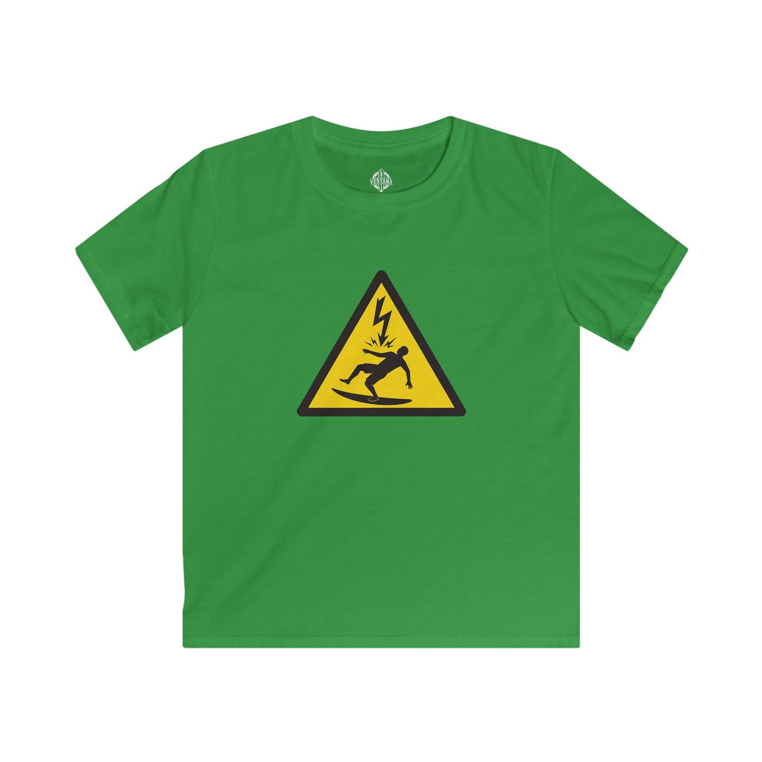 Electric Surfer Kids - Soft Style U.S. Cotton T-Shirt