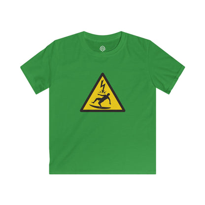 Electric Surfer Kids - Soft Style U.S. Cotton T-Shirt