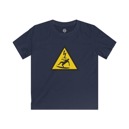 Electric Surfer Kids - Soft Style U.S. Cotton T-Shirt