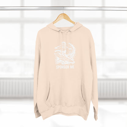 Sponsor Me Unisex - Pull-Over Cotton Blend Fleece Hoodie
