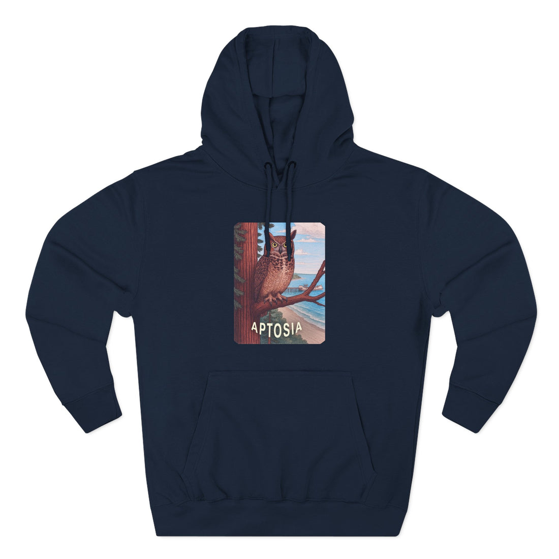 Aptos California Aptosia Unisex - Pull-Over Cotton Blend Fleece Hoodie
