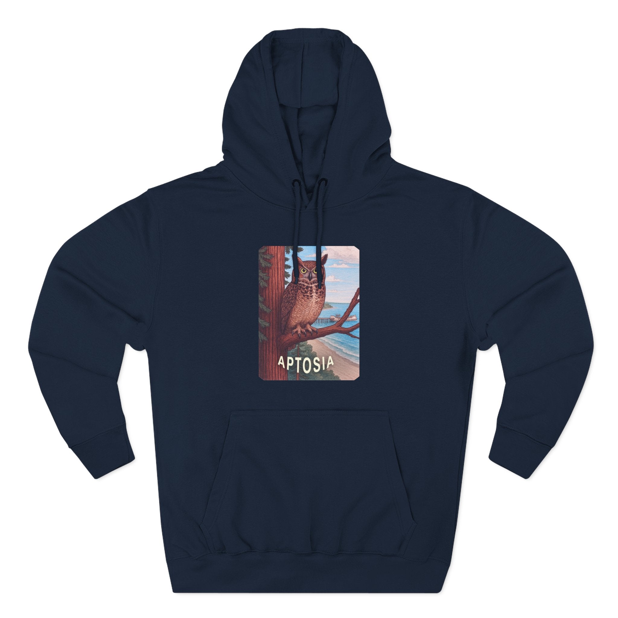 Aptos California Aptosia Unisex - Pull-Over Cotton Blend Fleece Hoodie