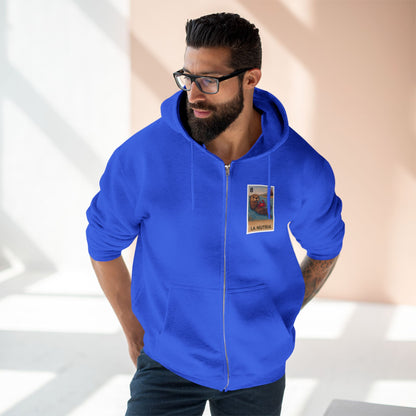 Sea Otter Lotería Unisex - Zip Cotton Blend Fleece Hoodie (La Nutria)