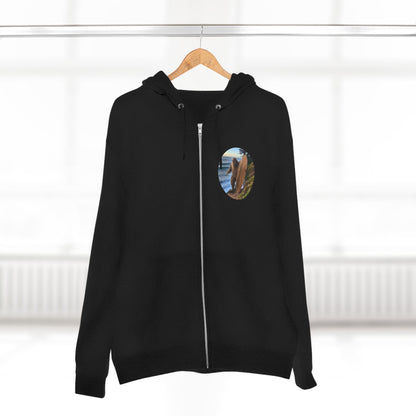 Ventana Real Surfsquatch Unisex - Zip Cotton Blend Fleece Hoodie