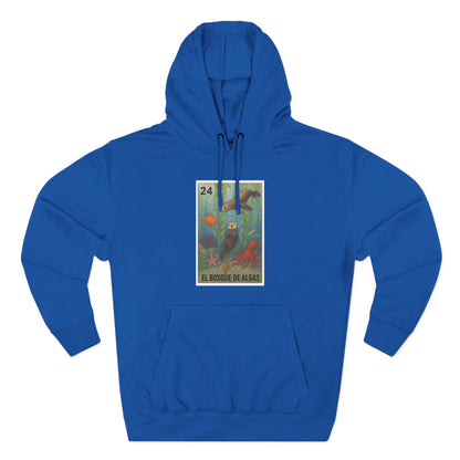 Kelp Forest Lotería Unisex - Pull-Over Cotton Blend Fleece Hoodie (El Bosque de Algas)