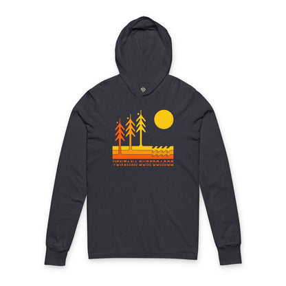 Ventana Circa 78 Unisex - Cotton Long Sleeve Hooded T-Shirt