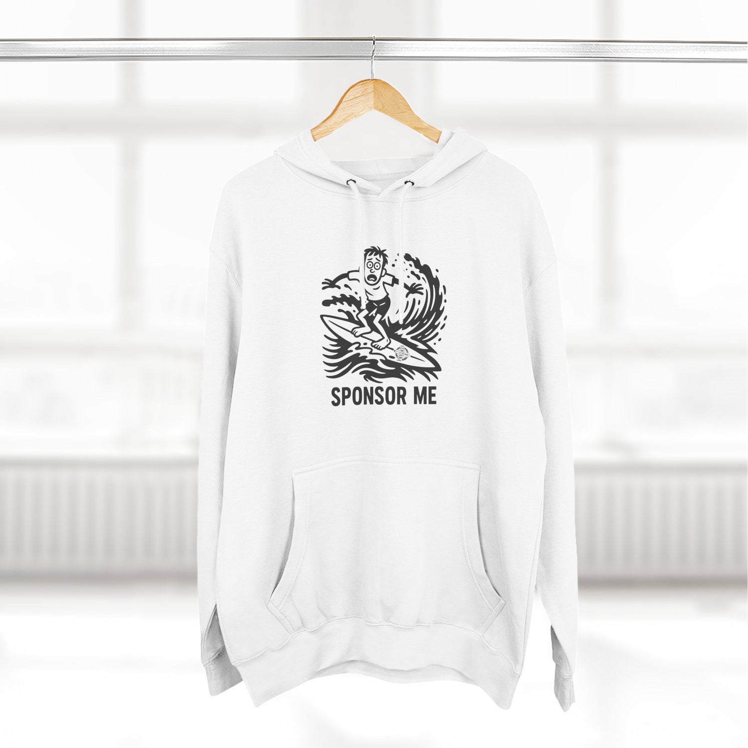 Sponsor Me Unisex - Pull-Over Cotton Blend Fleece Hoodie