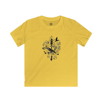 Ventana Monterey Bay by Thiago Bianchini Kids - Soft Style U.S. Cotton T-Shirt