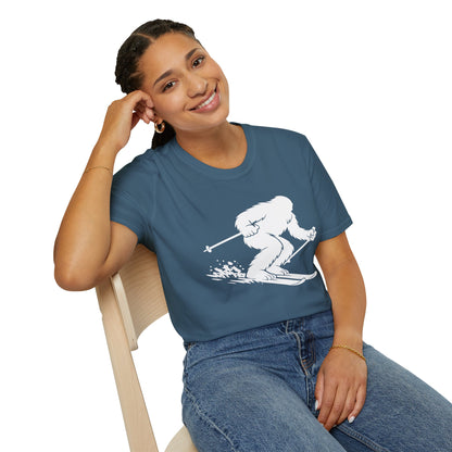 Ventana Shreddy Yeti Ski Unisex - U.S. Cotton T-Shirt