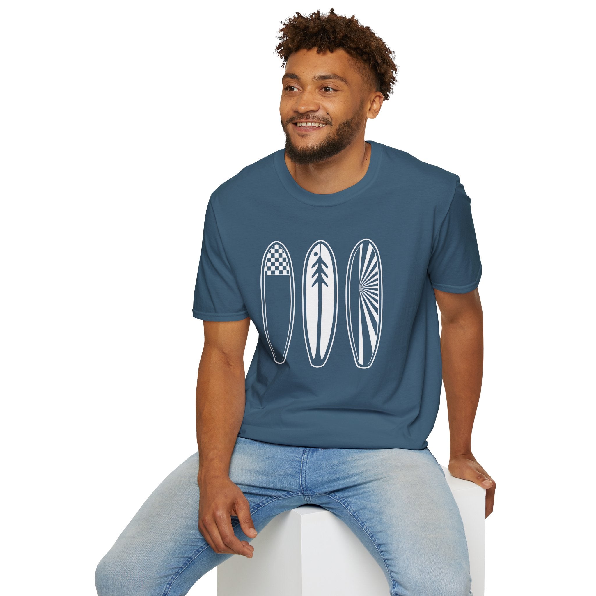 Ventana Three Board Unisex - Soft Style U.S. Cotton T-Shirt