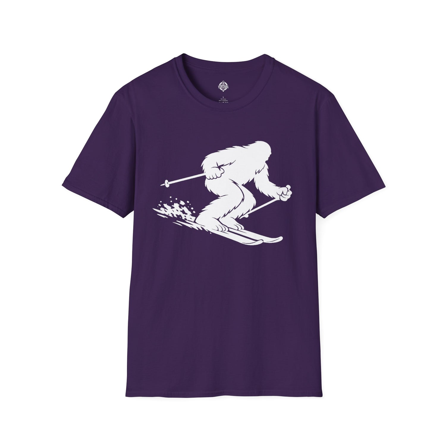 Ventana Shreddy Yeti Ski Unisex - U.S. Cotton T-Shirt