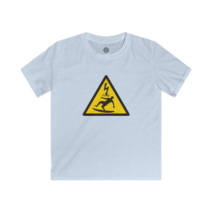 Electric Surfer Kids - Soft Style U.S. Cotton T-Shirt