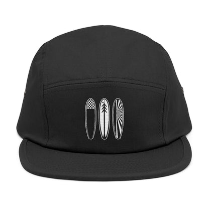 Ventana Three Board Embroidered 5 Panel Cap - 100% Cotton