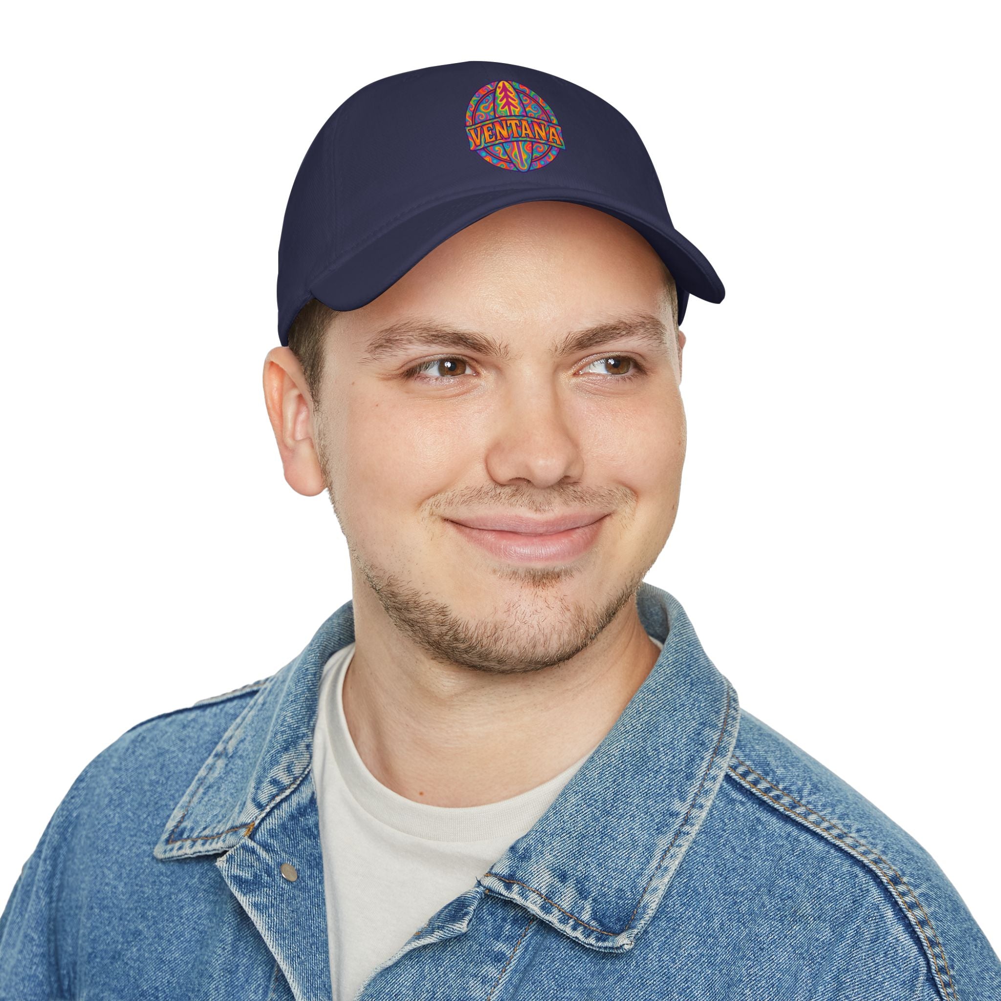 Ventana Psychedelic Treefish Logo - 100% Cotton Baseball Cap