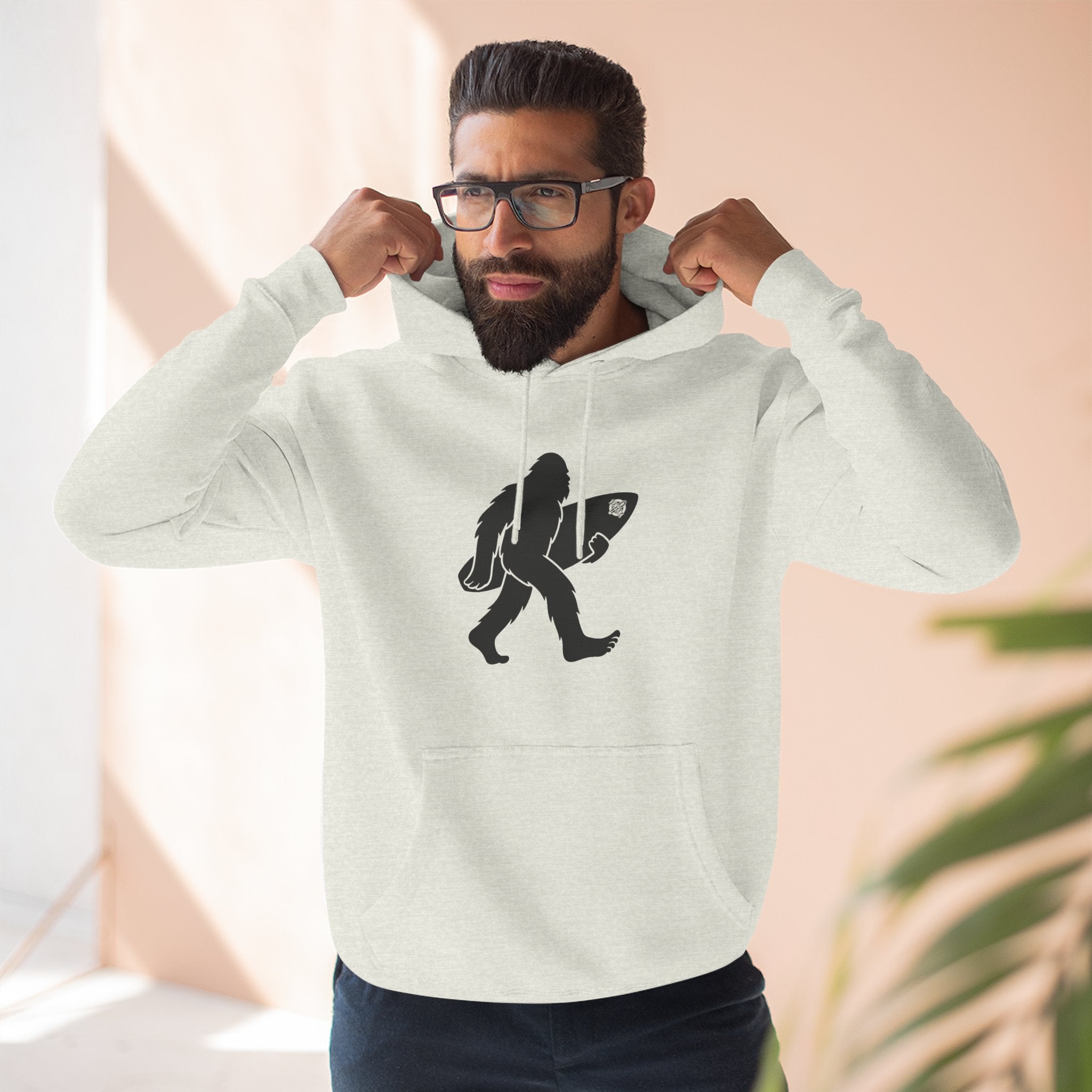 Ventana Surfsquatch Unisex - Pull-Over Cotton Blend Fleece Hoodie