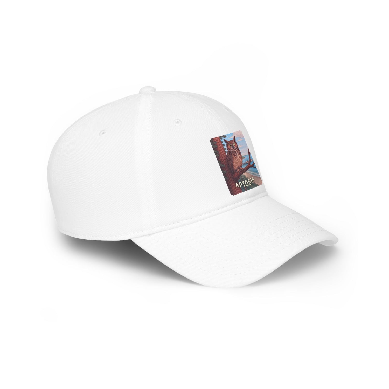 Aptos California Aptosia Owl - 100% Cotton Baseball Cap