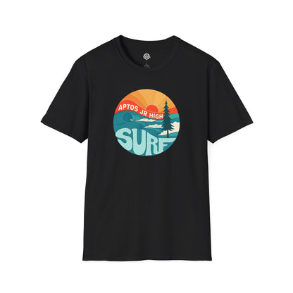 Aptos Junior High Surf Team Sunset Unisex - U.S. Cotton T-Shirt