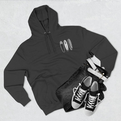 Ventana Three Board - Unisex Pull-Over Cotton Blend Fleece Hoodie