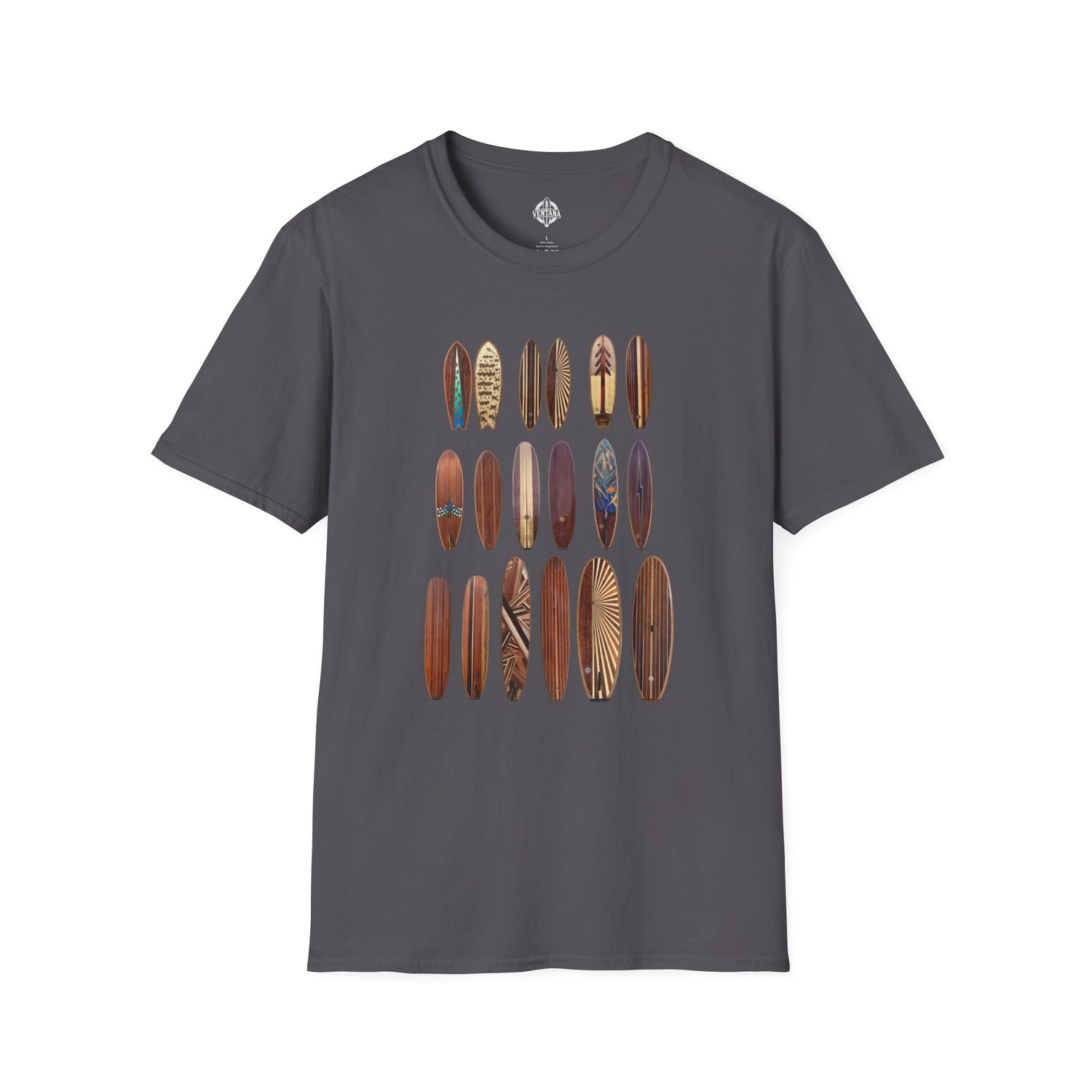 Ventana Wooden Surfboards Unisex - Soft Style U.S. Cotton T-Shirt