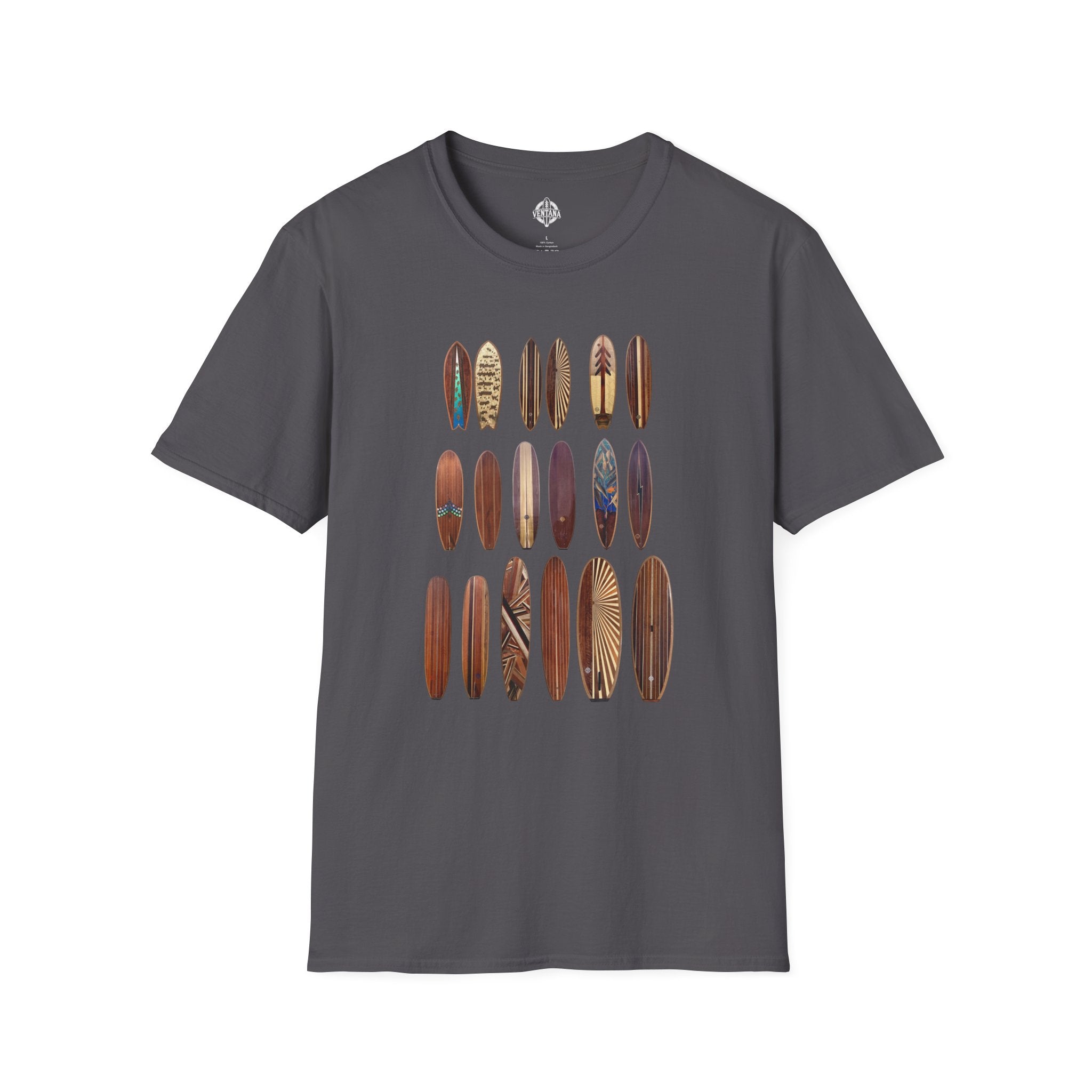 Ventana Wooden Surfboards Unisex - Soft Style U.S. Cotton T-Shirt