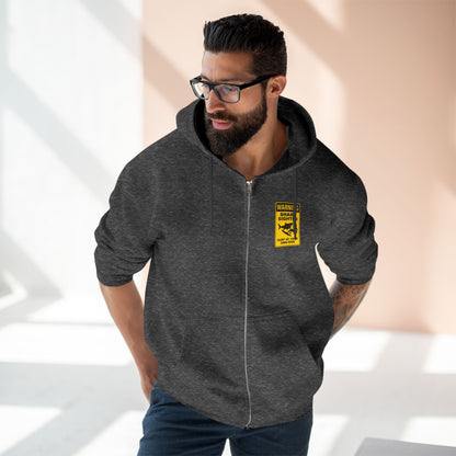 Shark Sighted Unisex - Zip Cotton Blend Fleece Hoodie
