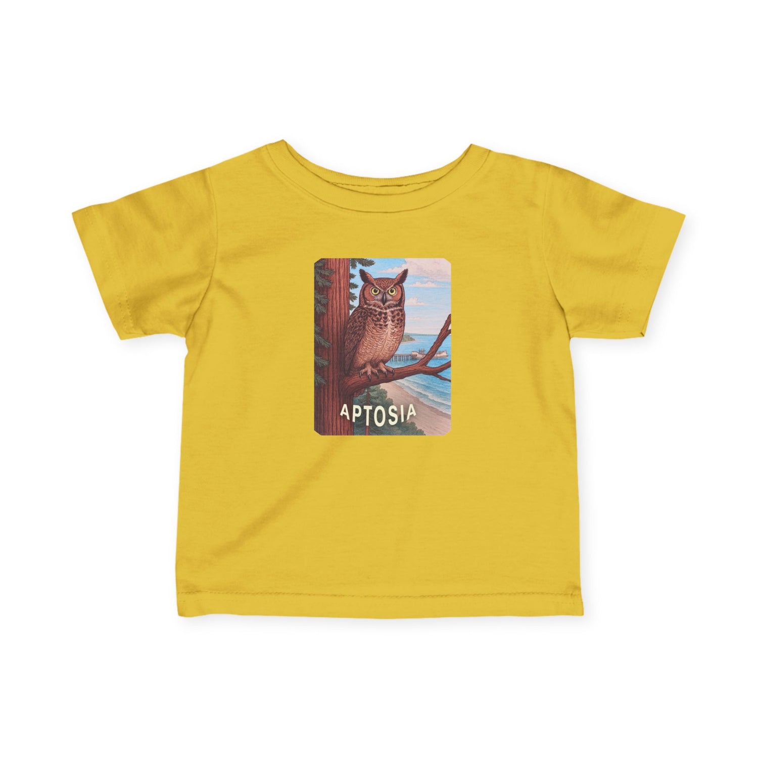 Aptos California Aptosia Owl - Infant 100% Cotton T-Shirt